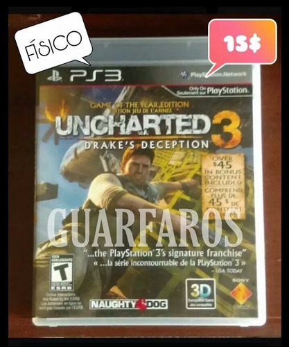 Uncharted 3 Drakes Deception Ps3 Físico
