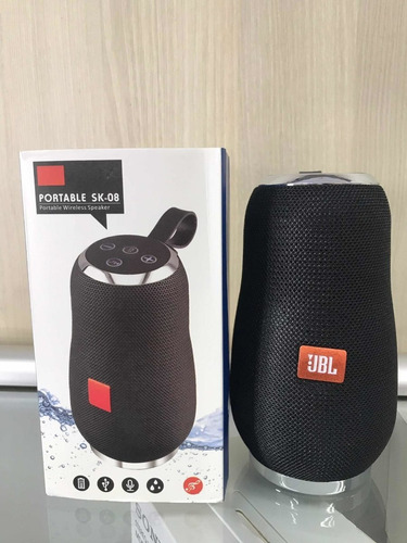 Corneta Portatil Jbl Sk-08 Inalambrica Bluetooth Usb Aux Fm