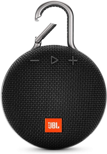 Jbl Clip 3 - Altavoz Portátil Con Bluetooth, Color Negro