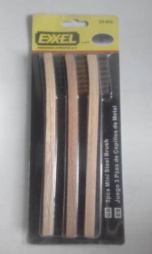 Cepillos Para Metal Bisuteria Orfebrería Exxel Profesional