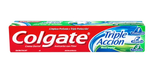 Crema Dental Colgate Triple Accion 75 Ml 4 Und