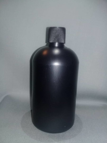 Envase Plastico De 500ml Ñ. Color Negro