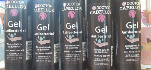 Gel Antibacterial Doctor Cabellos 240ml Mayor Y Detal