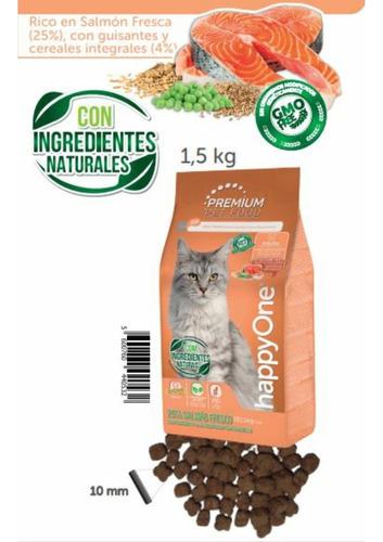 Happyone Premium Gato Salmón Gatarina Alimento Portugal