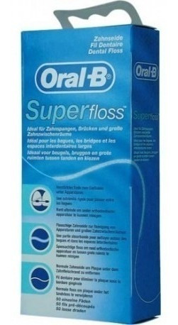 Hilo Dental Oral-b Super Floss Ideal Para Ortodoncia