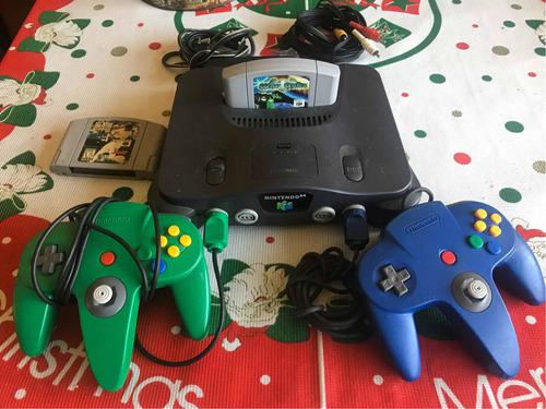 Nintendo 64 2 Controles 2 Juegos Listo Para Jugar