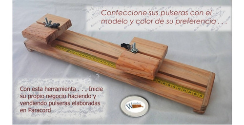 Prensa Telar Para Hacer Pulseras Con Cordones De Paracord