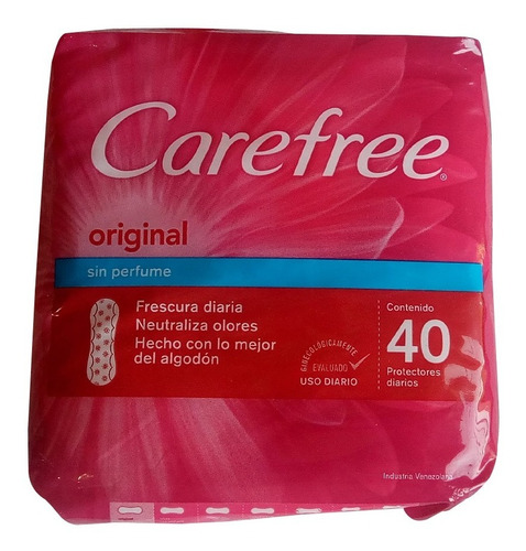 Protectores Diarios Carefree 40 Unid.ver Descripción