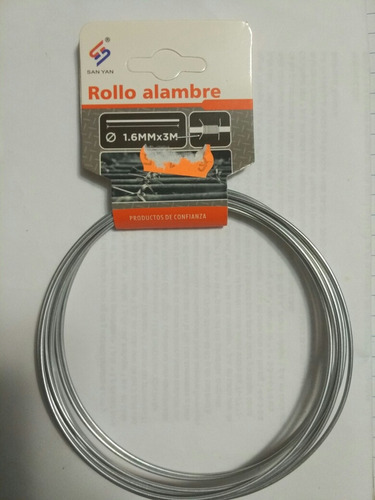 Rollo De Alambre De Aluminio Para Bisuteria 1.6mm X 3m