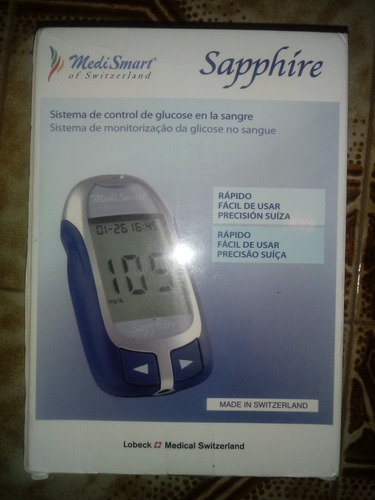 Sistema De Control De Glucose En La Sangre Marca Sapphire