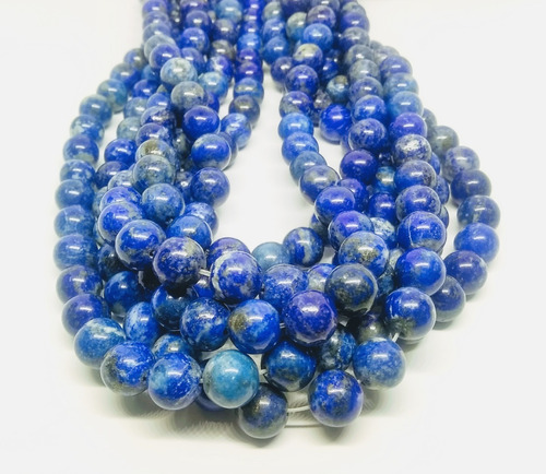 Tira 48 Piedras Lapislazuli 8 Mm Bisuteria