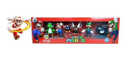 6 Figuras De Super Mario Bros Original - Sellado