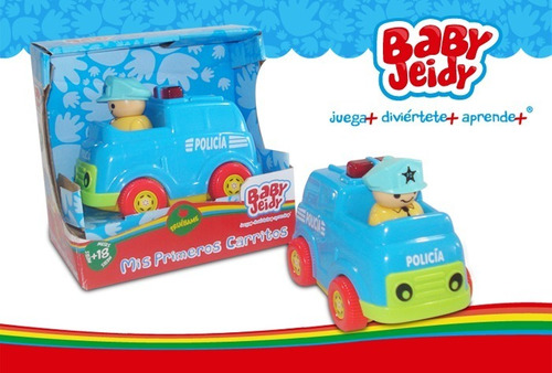 Carrito De Policia Azul Con Luz Y Sonido Baby Jeidy