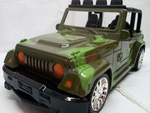 Carro Jeep Militar Camuflado Control Remoto Nuevo Oferta New