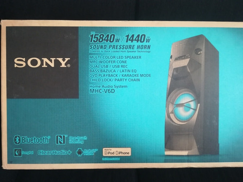 Corneta Sony Mhc-v6d Y Sony-v4d