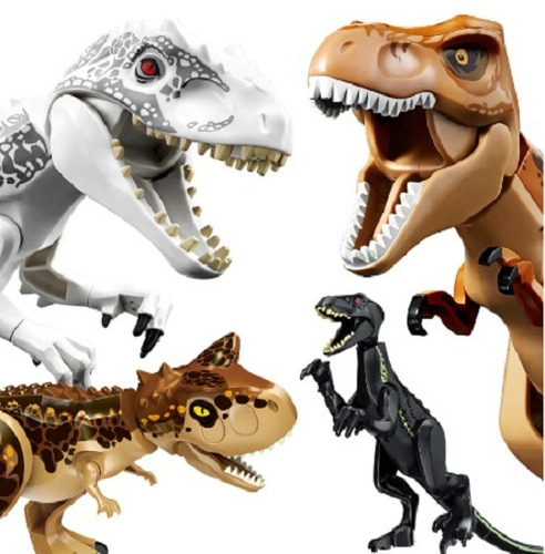Dinosaurio Para Armar Jurassic World T-rex Vs Indominus Rex