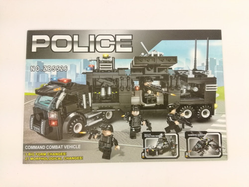 Equipo Elite Swat Lego Police Niño Armables(8 En 1) (3 En