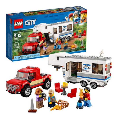 Grandes Vehículos Camión Y Casa Rodante Lego City 
