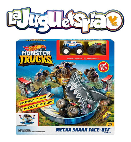 Hot Wheels Monster Trucks Mecha Shark 40green