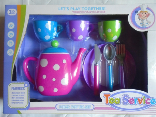 Juego De Te Para Niñas Princesas Tetera De Juguete Tazas