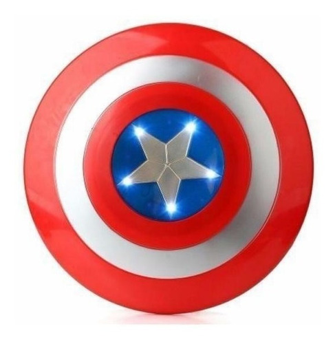 Juguete Escudo Capitán América Con Luz Y Sonido 30 Cm