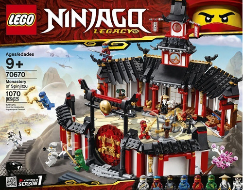 Lego Ninjago  Monasterio Del Spinjitzu  Pzs(120v)