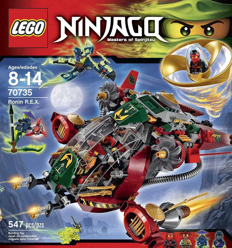 Lego Ninjago  Ronin R.e.x 547 Pzs(55us)