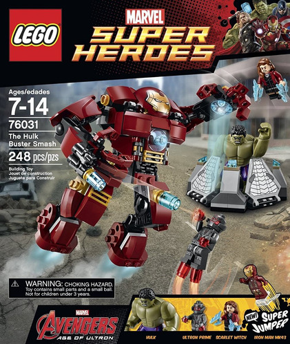 Lego Super Héroes  El Golpe Demoledor De Hulk 248 Pzs