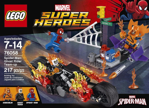 Lego Super Héroes  Motorista Fantasma 217 Pz(45usd)