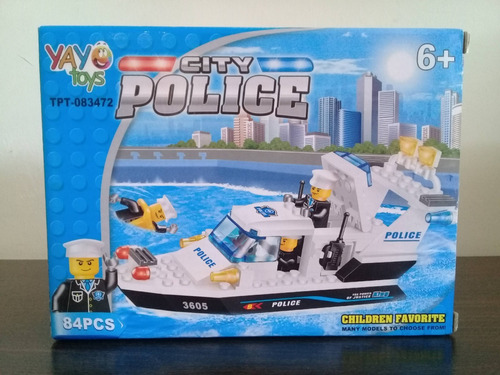 Lego Yayo Toys -city Police- 84 Piezas