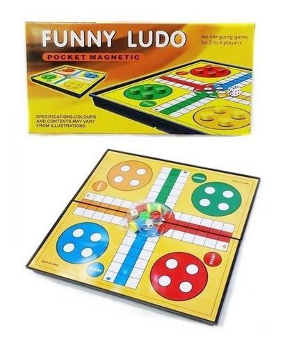 Ludo Juego De Mesa Mini Tablero Magnetico Tienda Cod 772