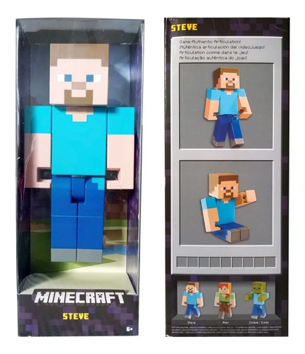 Minecraft Figura Articulada 100% Original