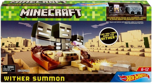 Minecraft Whiter Summon Hot Wheels Pista Original