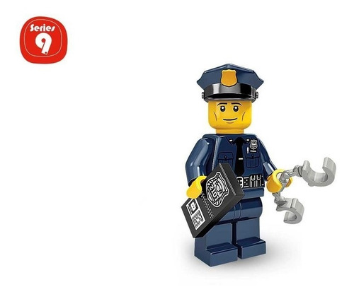 Minifigura De Lego Policia Serie 9