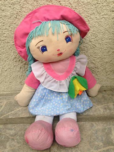 Muñeca De Trapo Peluche Suave Grande 78 Cm Juguete Niñas