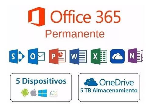 Office 365 Licencia Original 5 Pc, Macs O Tablets
