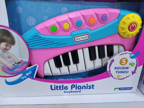 Piano Teclado Musical Niños Luz Juguete Melodia