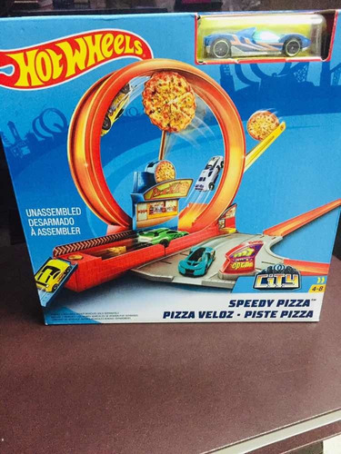 Pista De Carrera Hot Wheels speedy Pizza