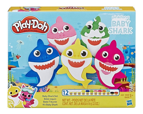 Play Doh Baby Shark Plastilina Original Hasbro