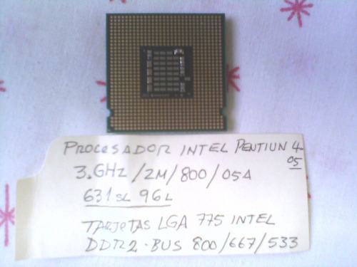 Procesador Intel 4 '5 De 3.0 Ghz