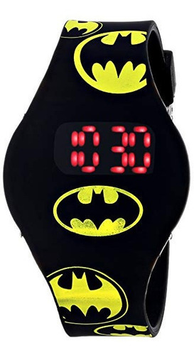 Reloj De Batman Con Banda De Goma Negro, Importado, Original