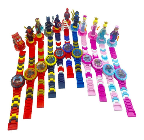 Reloj Lego Super Heroes Para Niños Princesa Frozen Para