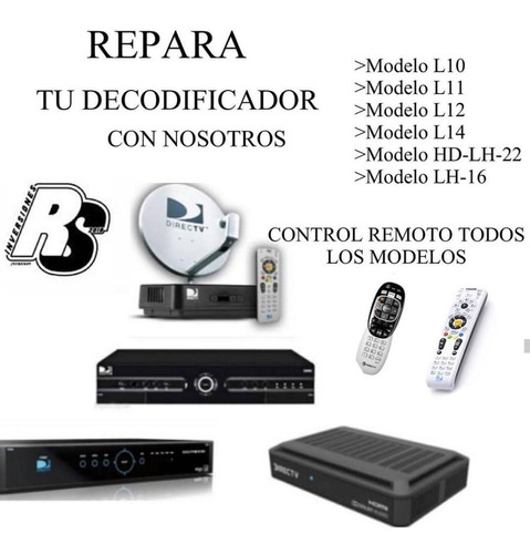 Reparacion De Decodifcadores Directv Y Movistar Tv