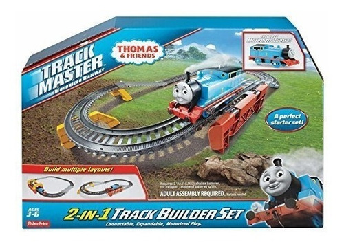 Thomas El Tren 2 En 1 Track Builder Set Pista Fisher Price