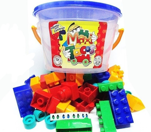 Tobo De Legos Grande 47 Piezas. Legos, Regalo, Economico.