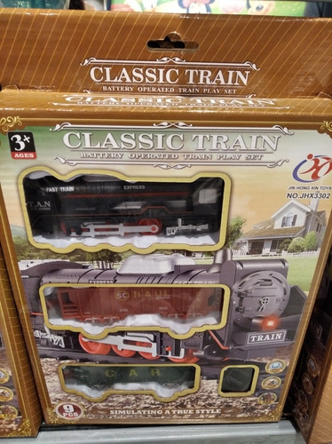Tren Clásico Navideño Juguete Set