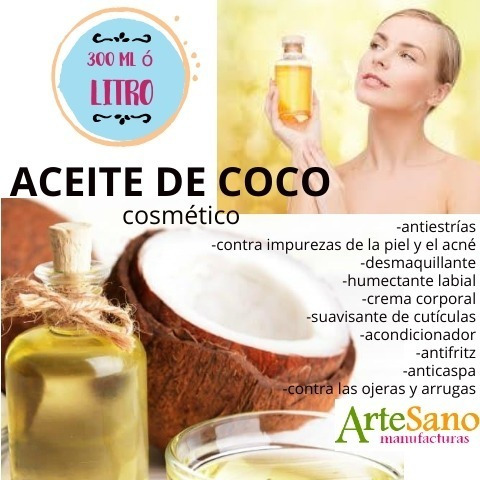 Aceite De Coco Cosmético