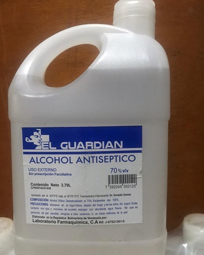 Alcohol Antiseptico Y Gel Antibacterial Pureza