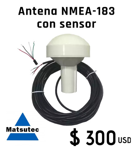 Antena Gps Nmea 183 Matsutec Con Sensor