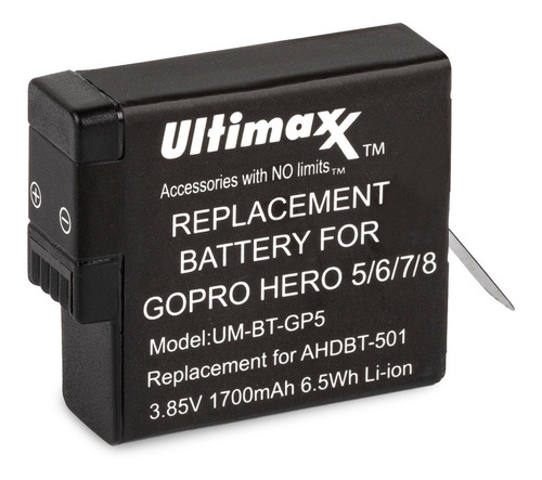 Bateria Gopro mah Ultimaxx